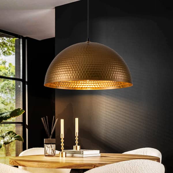 RRTYO Jan 15.7 in. 1-Light Industrial Antique Gold Oversized