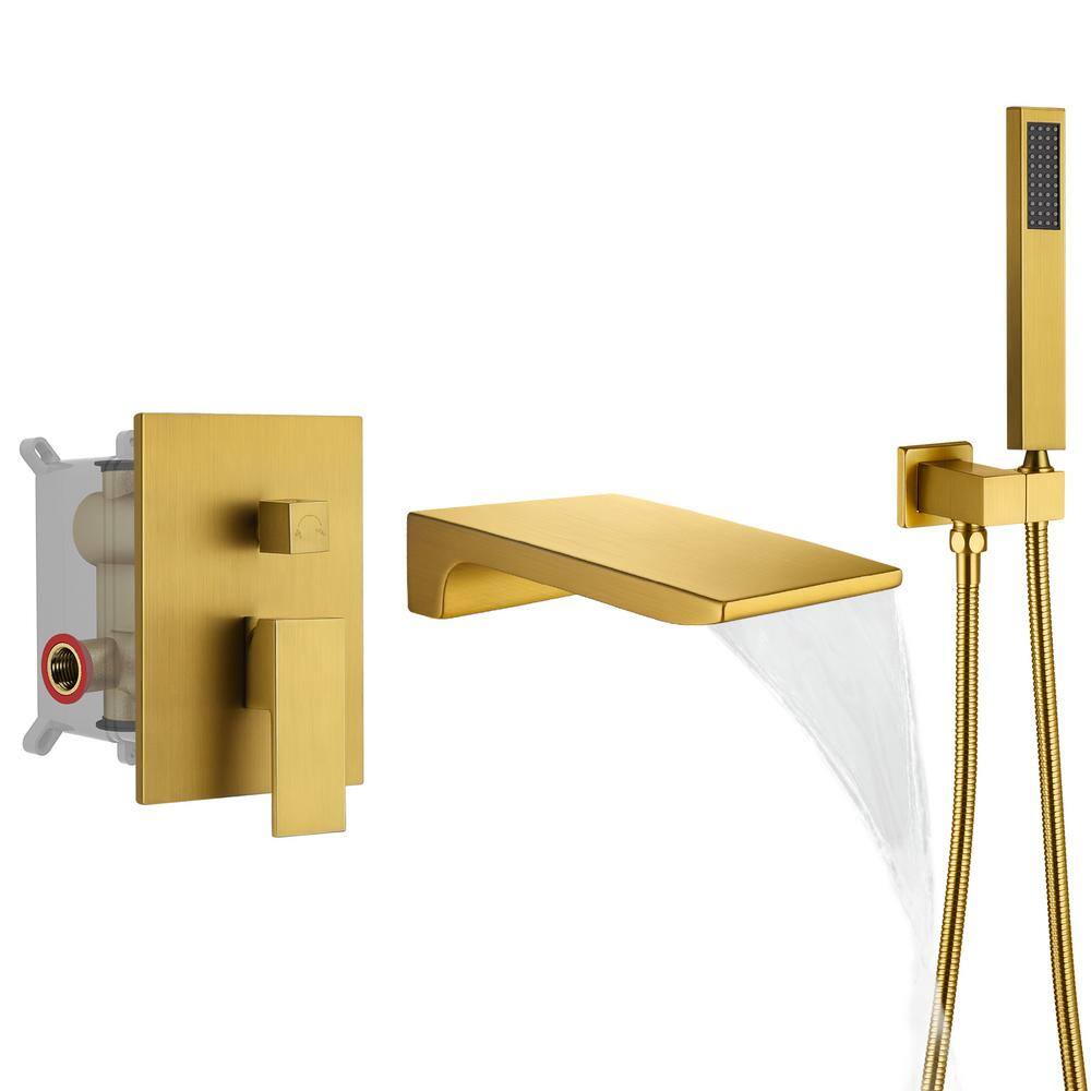 EVERSTEIN SingleHandle 2Spray Tub and Shower Faucet with Waterfall