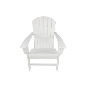 White Plastic Adirondack Chair