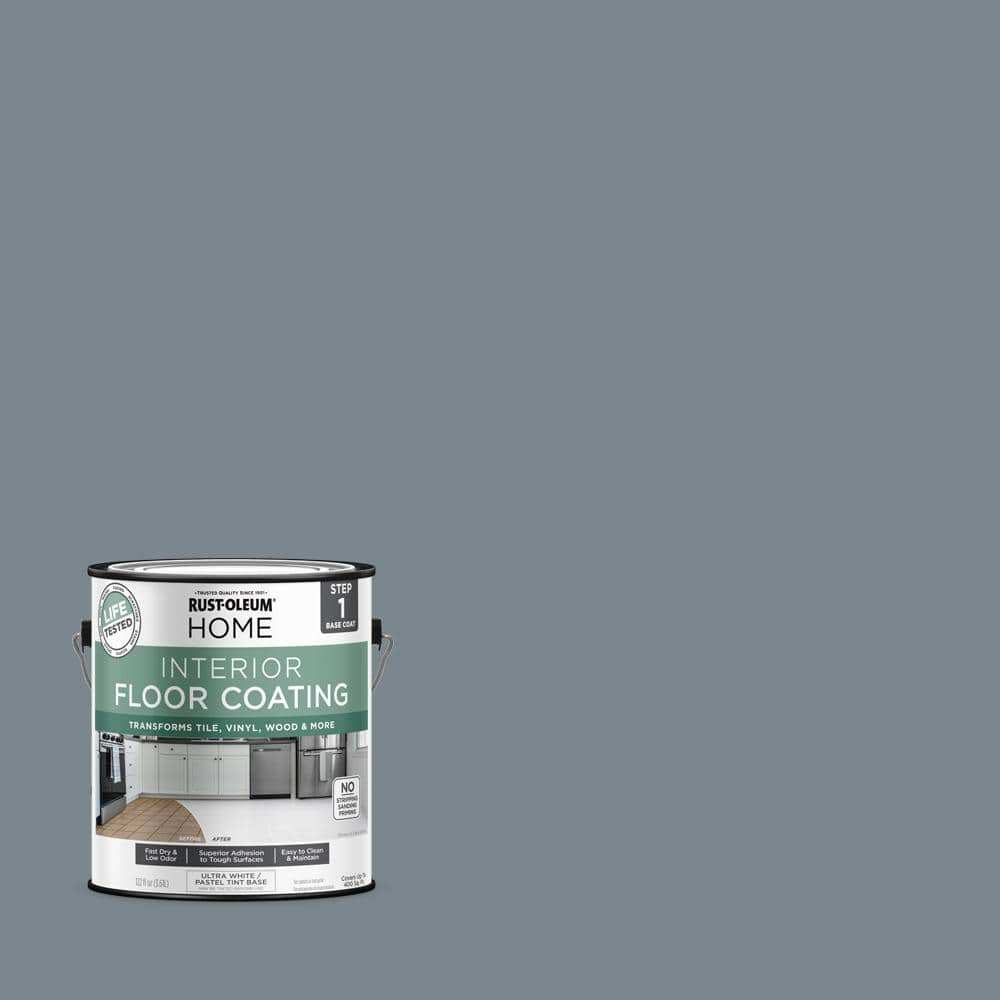 Rust-Oleum Home 1 gal. French Gray Interior Floor Base Coating 363151 ...