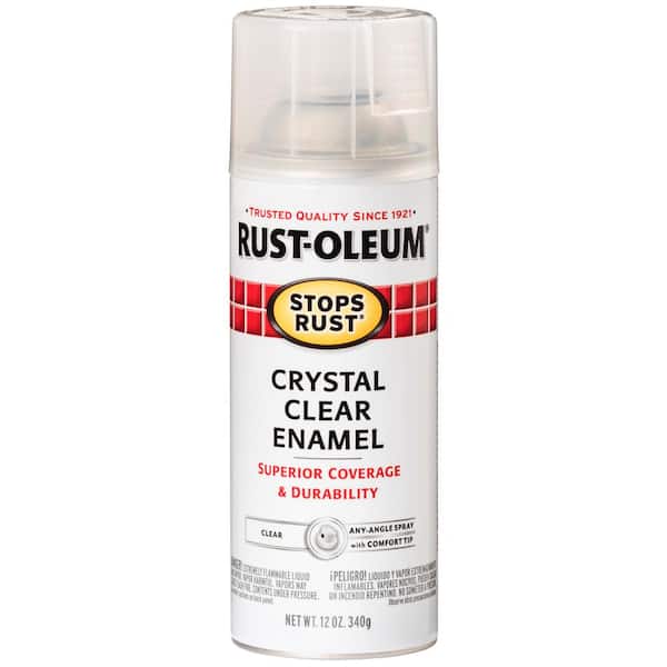 Rust-Oleum 7775830 Stops Rust Spray Paint, 12 oz, Gloss Leather Brown