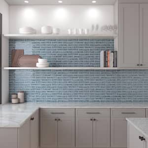 Artistic Reflections Haze 2 in. x 10 in. Glazed Ceramic Undulated Wall Tile (5.24 sq. ft./case)