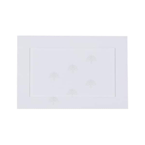 Lancaster Shaker White Decorative Door Panel 27-in. W x 18-in H x 0.75-in D