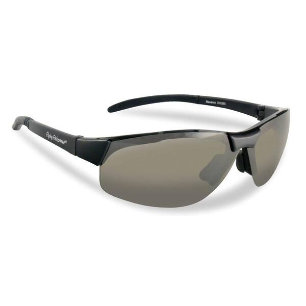 Smoke Flying Fisherman 7812BS Maverick Polarized Sunglasses Black 