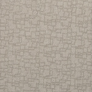 Painted Picture - Moonstone-Gray 12 ft. 45 oz. Triexta PET Pattern Installed Carpet