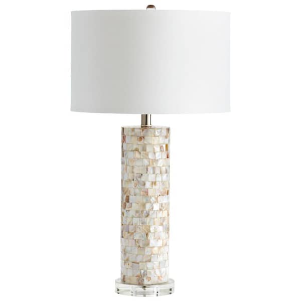 Filament Design Prospect 29 in. Clear Mother of Pearl Table Lamp