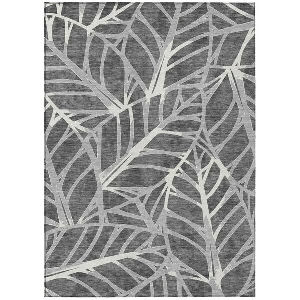 Chantille Machine Washable Indoor/Outdoor Abstract ACN2866 Gray 10 ft. x 14 ft. Area Rug