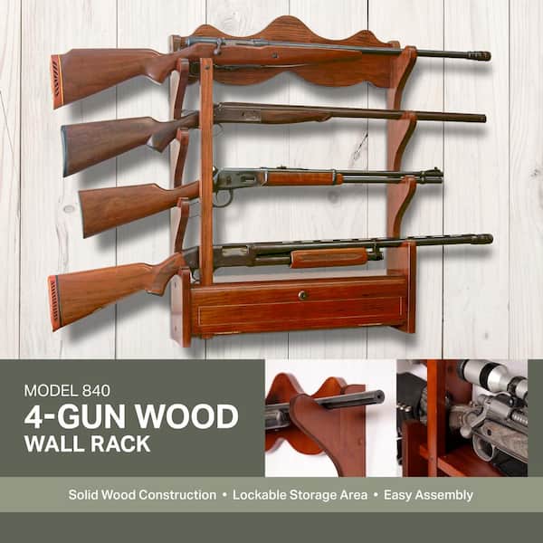 American Furniture Classics 1.00 cu. ft. 4 Gun Wall Rack