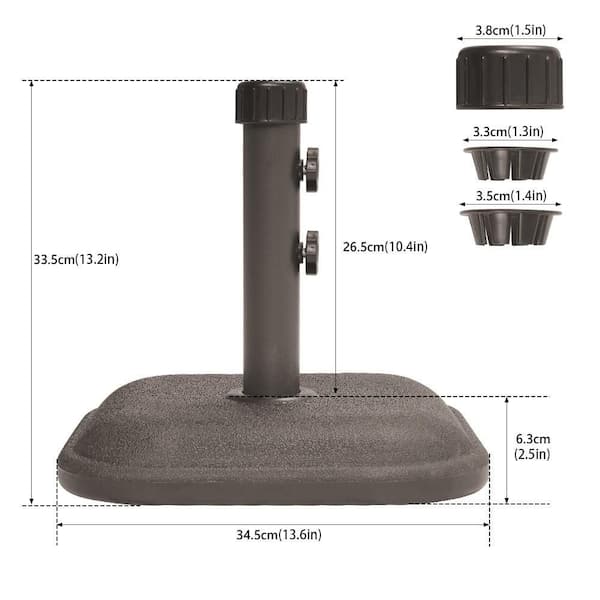 6 chair patio table with umbrella 7-Piece HDPE Outdoor Dining Set for 6 – Weather-Resistant Patio Table —  Outdoor Rooms by Design