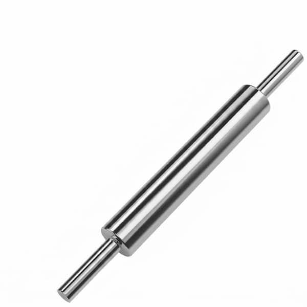 LAIFUCAM Stainless Steel Rolling Pin 17 in. Smooth Nonstick Finish for ...