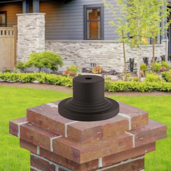 Bronze Cast Brass Outdoor Pier Mount Adaptor with Standard Fitter Diameter