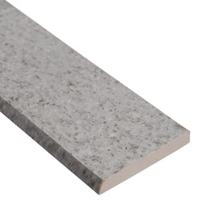 Brixstyle Glacier 2.4 in. x 24 in. Bullnose Matte Porcelain Wall Tile (24 lin. ft./Case)