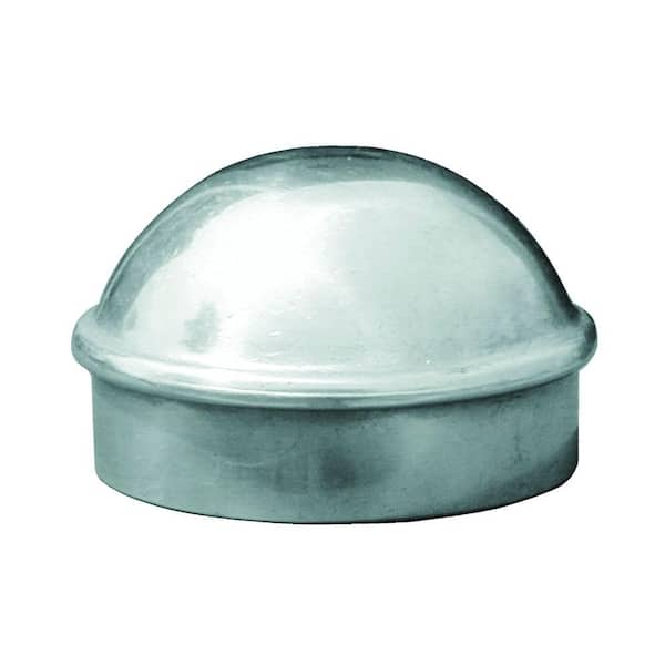 Everbilt 2-3/8 in. x 2-3/8 in. Chain Link Fence Aluminum Silver Post Cap