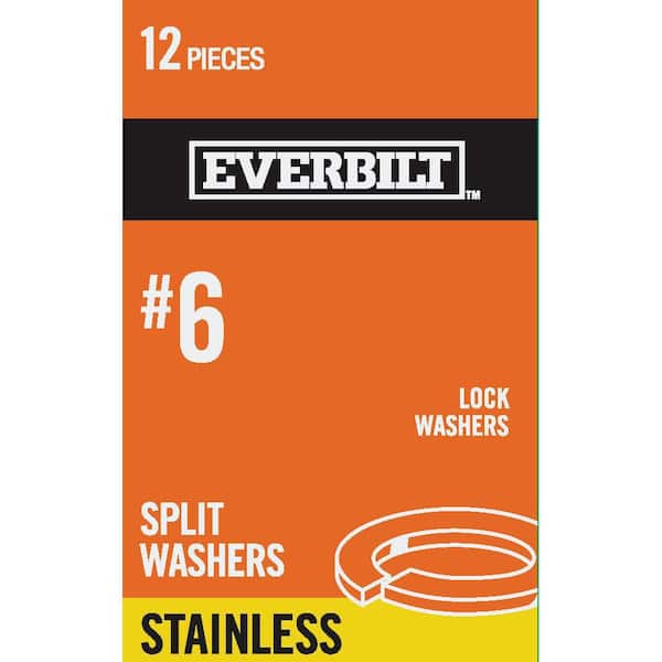 #6 Stainless Steel Lock Washer (12-Pack)