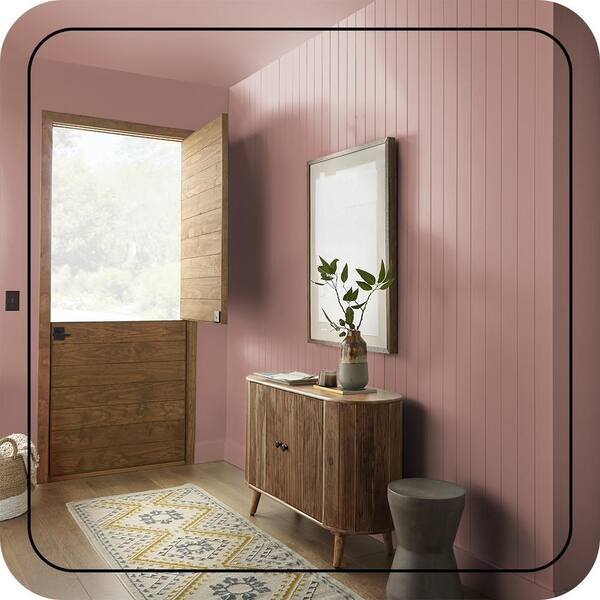 BEHR PREMIUM PLUS 1 qt. #S170-5 Smoke Bush Rose Eggshell