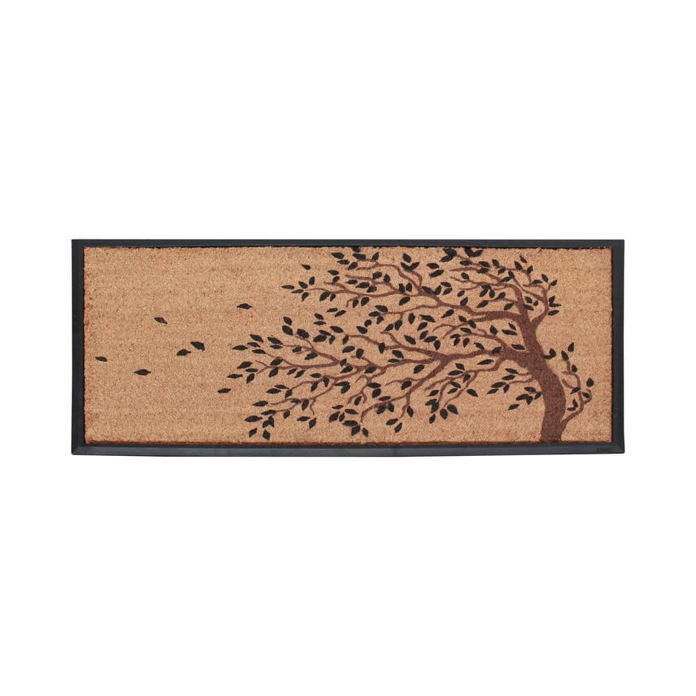 A1HC First Impression Falling Leaves 18 in. x 48 in. Rubber and