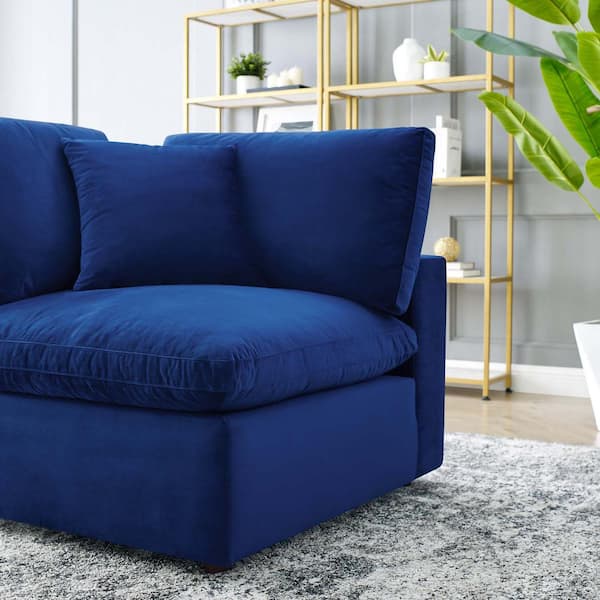 Navy corner chair discount