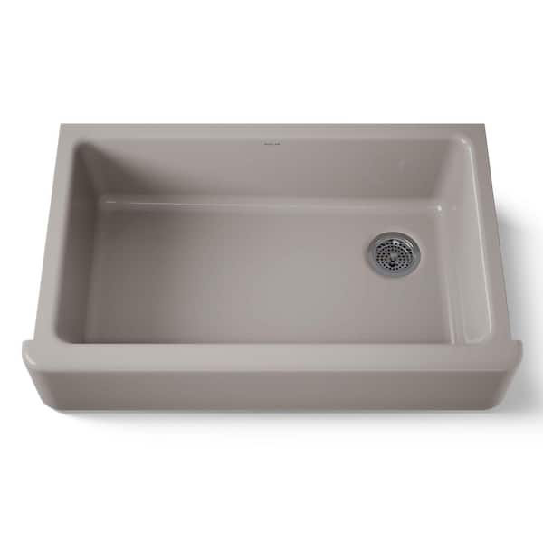 Whitehaven 35.75 in. Undermount Cast Iron Single-Bowl Farmhouse Kitchen Sink