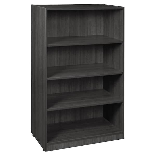 Regency Magons 47 in. H Ash Grey Wood 4-Shelf High Standard Bookcase