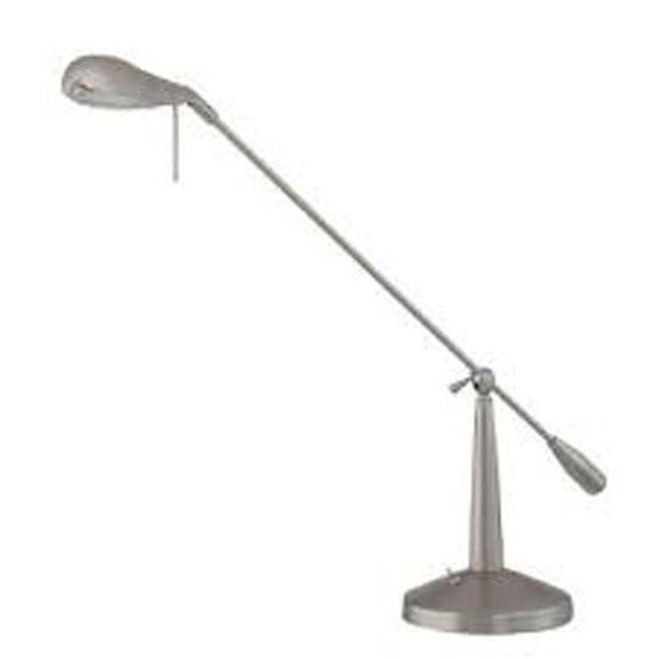 Filament Design Cassiopeia 9 in. Satin Nickel Incandescent Table Lamp