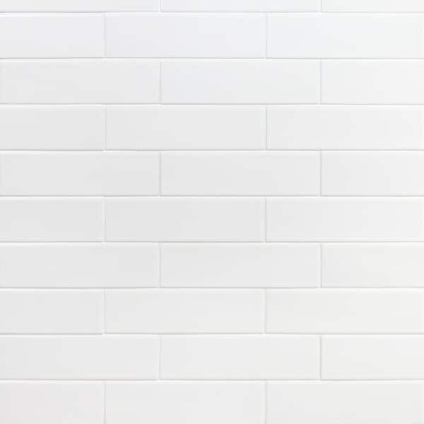 Ivy Hill Tile Vintage White 2.5 in. x 9 in. Polished Ceramic Wall Tile (6.45 sq. ft. / Case)