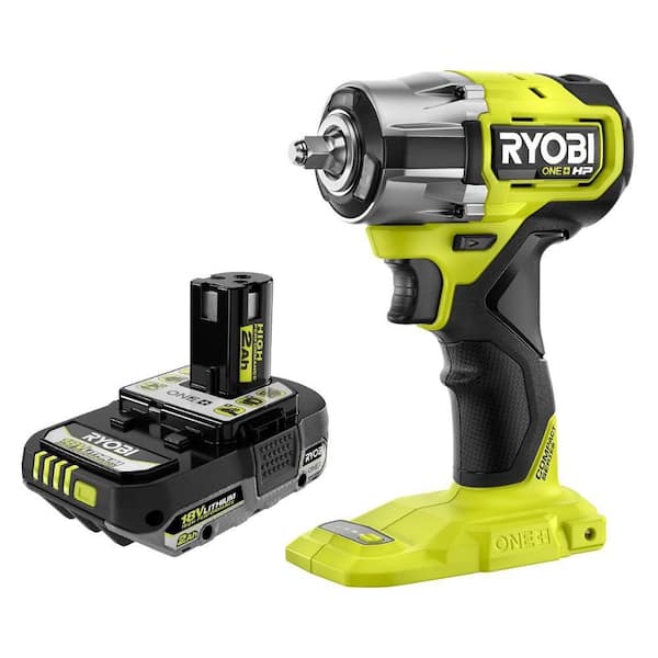 ONE+ HP 18V Brushless Cordless Compact 3/8 in. Impact Wrench with FREE 2.0 Ah HIGH PERFORMANCE Battery