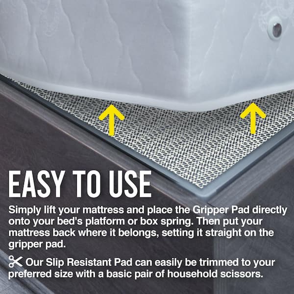 Nevlers Non-Slip Grip Pad for King Size Mattress - 72 x 72