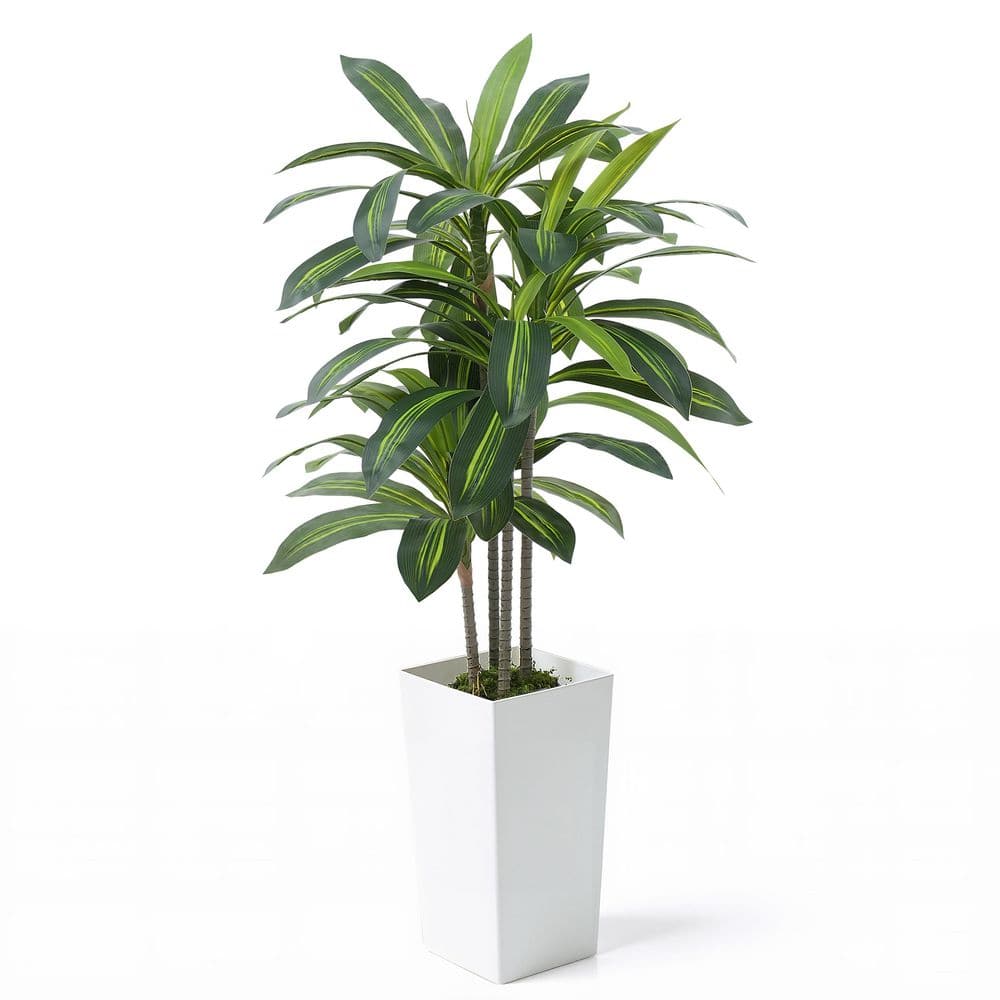 60 in. Artificial Green Indoor Dracaena Tree price history on PriceWatchPro