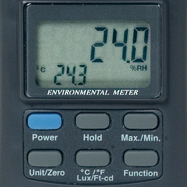 Portable Thermo-Hygrometer 4-in-1 Digital Psychrometer Mini