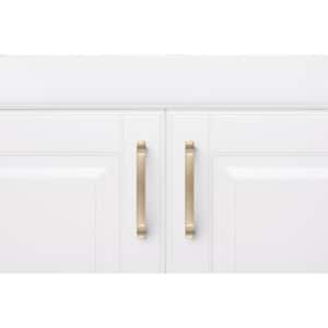 Sakura Series 3.75 in. Center-to-Center Satin Brass New Pagoda Drawer Pull (6-Pack)