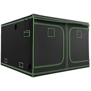 10 ft. L x 10 ft. W Reflective Grow Tent with Removable Floor Tray 100% Lightproof Grow Closet