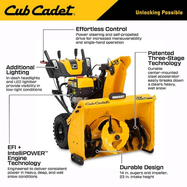 Cub Cadet 3X MAX 34 in. 420cc Fuel Injected (EFI) Three-Stage 