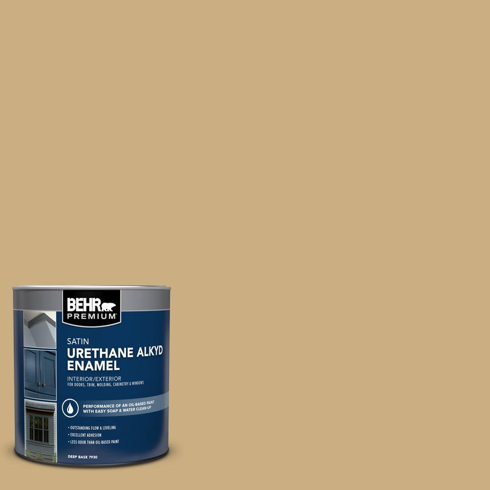1 qt. #S310-4 Perennial Gold Satin Enamel Urethane Alkyd Interior/Exterior Paint price history on PriceWatchPro