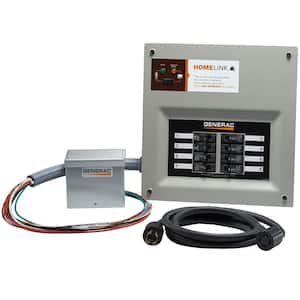 Upgradeable Manual Transfer Switch Kit for 8 Circuits