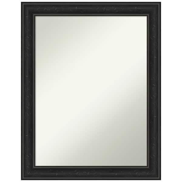 Amanti Art Shipwreck Black Narrow 22 in. H x 28 in. W Framed Non-Beveled Bathroom Vanity Mirror in Black