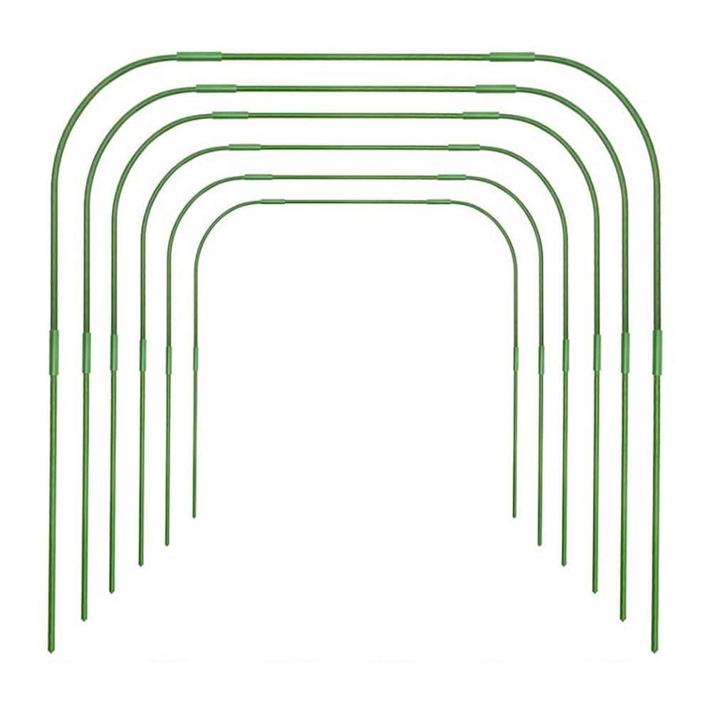 ITOPFOX Greenhouse Raised Bed Plant Covers Garden Mesh Netting Kit with