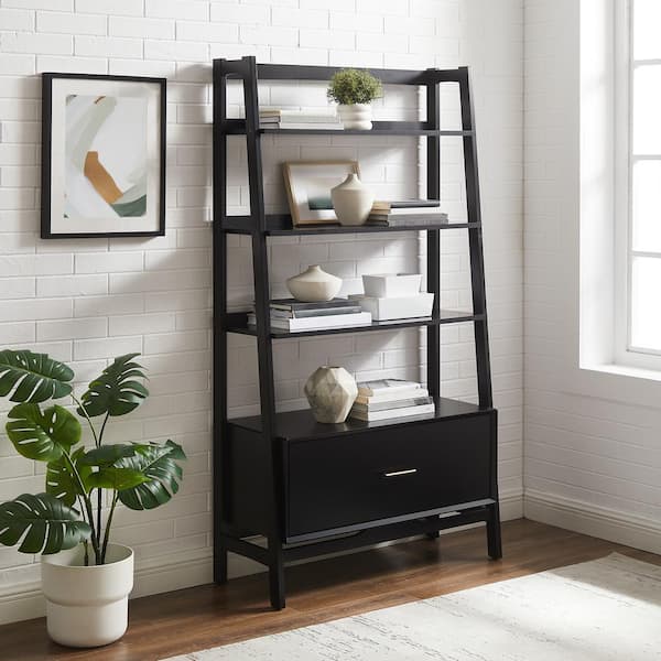 Crosley landon large etagere bookcase sales