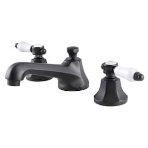 Bel-Air 8 in. Widespread 2-Handle Bathroom Faucet in Matte Black