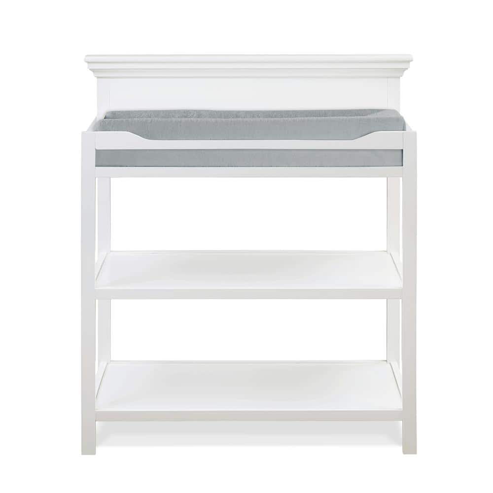 Universal White Changing Table with 2Shelves ZQB02257243 The Home Depot