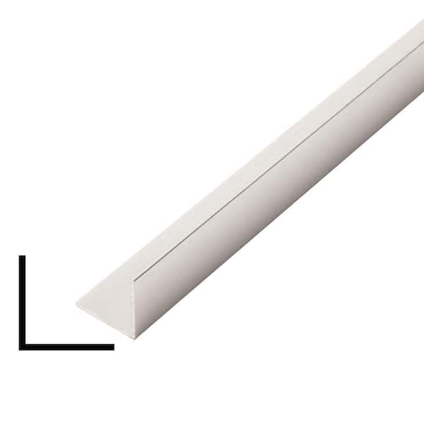 AT 008 3/4 in. D x 3/4 in. W x 96 in. L Metal Mira Lustre Angle Drip Cap Moulding Pack (6-Pack)