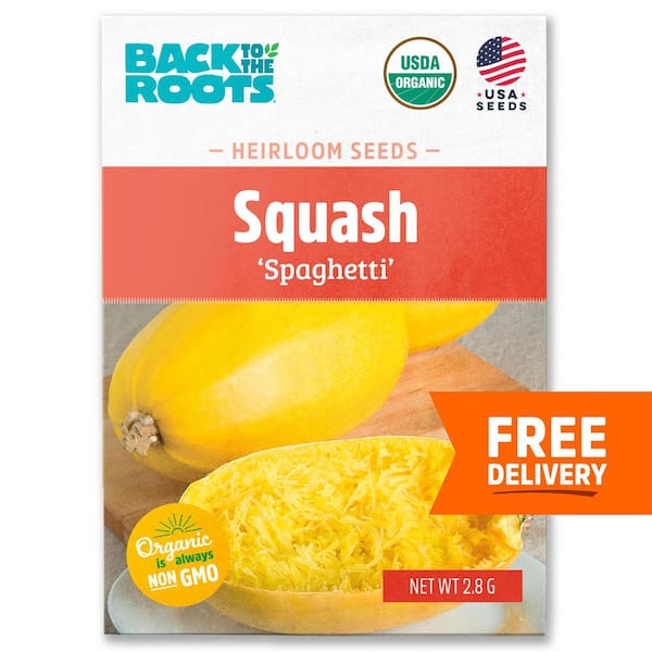 Back to the Roots Organic Winter Vegetable Spaghetti Squash Seed (1-Pack)