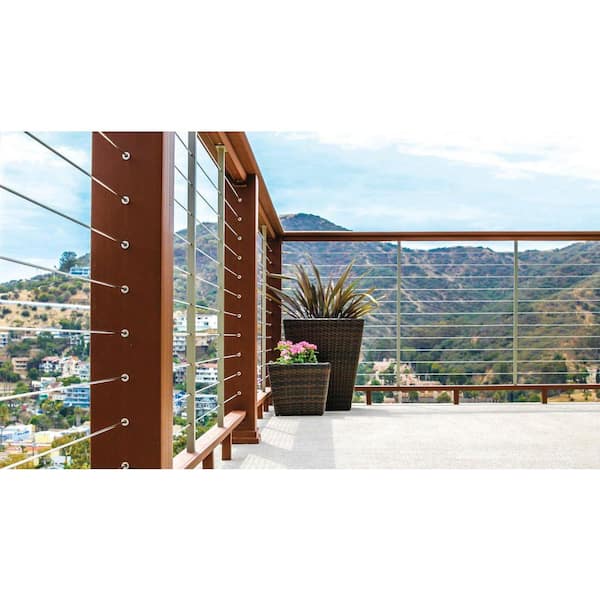 Hanging Wire LuckIn 600FT Deck Railing Cable - 1/8\