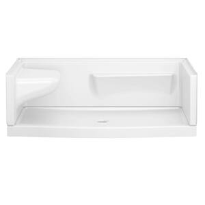 Delta Classic 500-Curve Left Seat Right Drain 32 in. x 60 in. x 15.88 ...