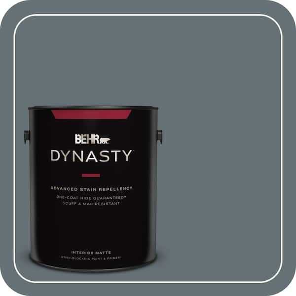 BEHR DYNASTY 1 gal. #740F-5 Myth Matte Interior Stain-Blocking Paint & Primer