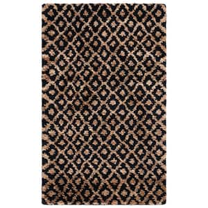 Bohemian Black/Gold Doormat 2 ft. x 3 ft. Geometric Area Rug