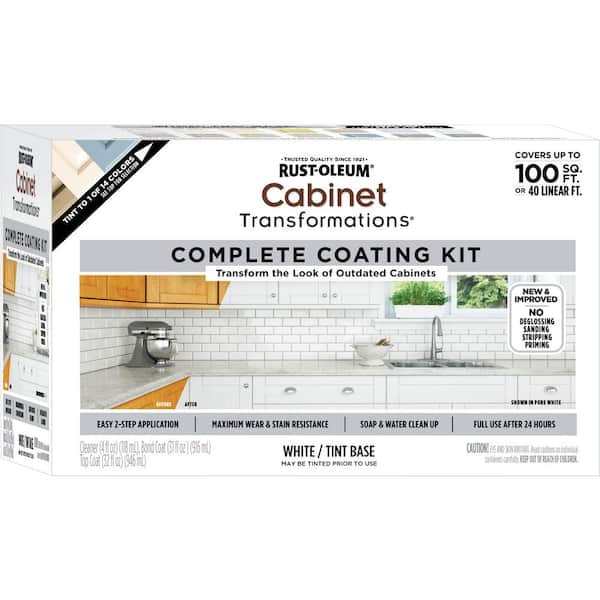 Rust-Oleum Transformations 1 qt. Pure White Cabinet Kit 374678