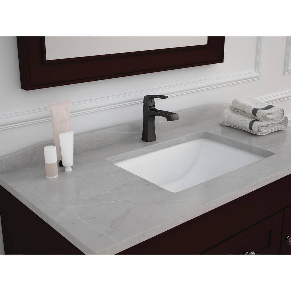 Cardania Oil-Rubbed Bronze Single Handle Bathroom Faucet