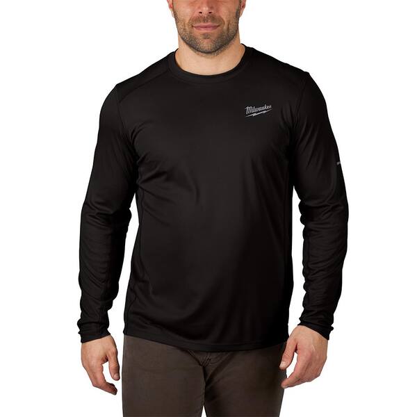 Milwaukee Men's X-Large Black and Red WORKSKIN Light Weight