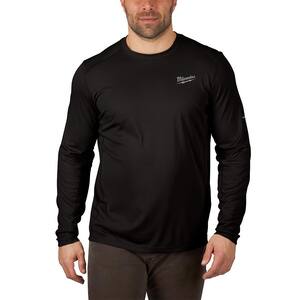 Men's WORKSKIN X-Large Black Lightweight Performance Long-Sleeve T-Shirt