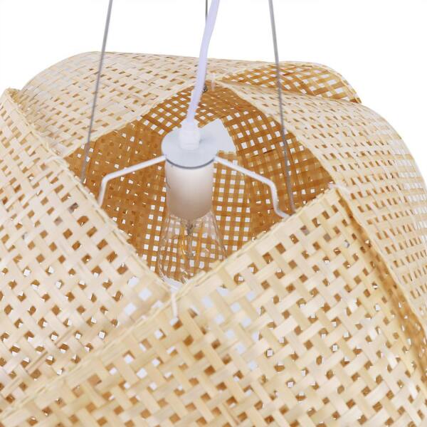 Etnico Arredo Chandelier Palm Wicker Straw Rattan Suspension Morocco  3003211007